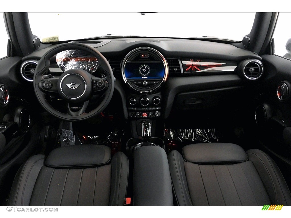 Carbon Black Lounge Leather Interior 2021 Mini Hardtop Cooper S 2 Door Photo #139551926