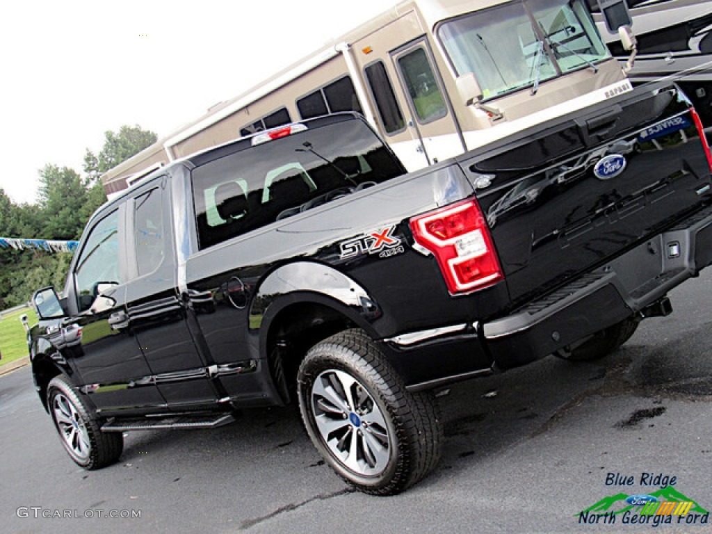 2020 F150 STX SuperCab 4x4 - Agate Black / Black photo #29