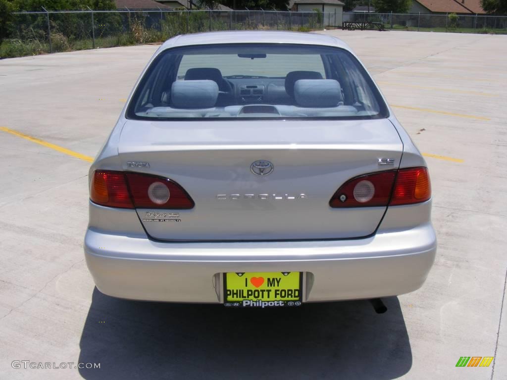 2001 Corolla CE - Silverstream Opal / Light Charcoal photo #4