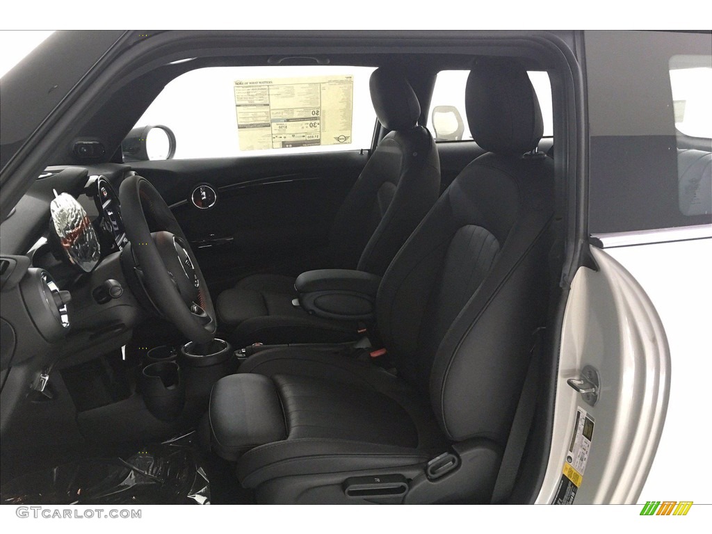 Carbon Black Lounge Leather Interior 2021 Mini Hardtop Cooper S 2 Door Photo #139552028