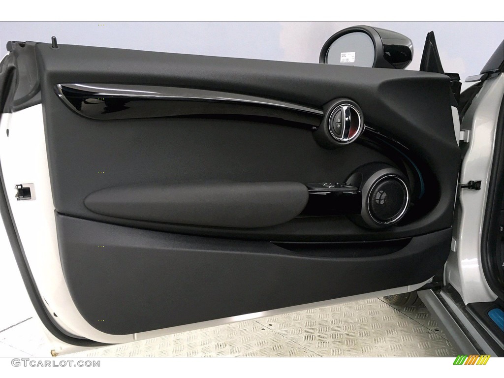 2021 Mini Hardtop Cooper S 2 Door Carbon Black Lounge Leather Door Panel Photo #139552142