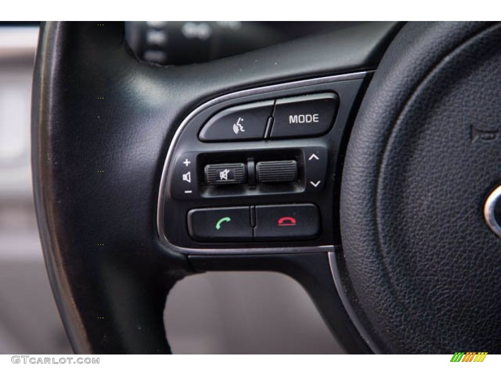2017 Kia Optima EX Gray Steering Wheel Photo #139552223