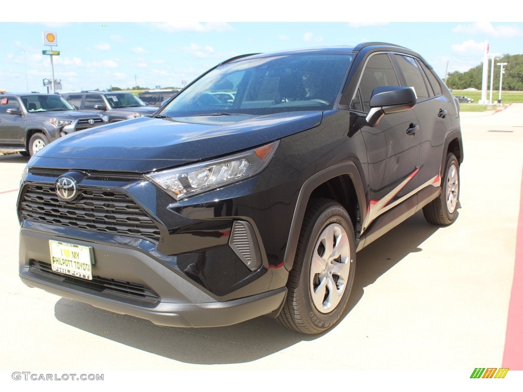Midnight Black Metallic 2020 Toyota RAV4 LE Exterior Photo #139553840