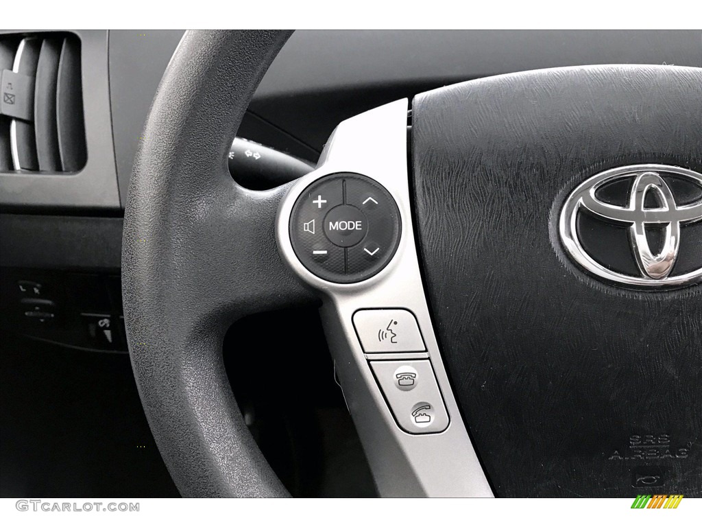 2014 Prius Three Hybrid - Blizzard White Pearl / Misty Gray photo #18