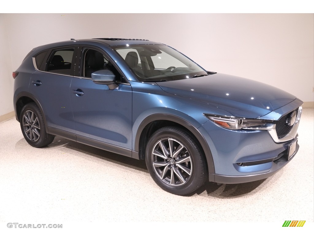 Eternal Blue Metallic 2018 Mazda CX-5 Grand Touring AWD Exterior Photo #139555133