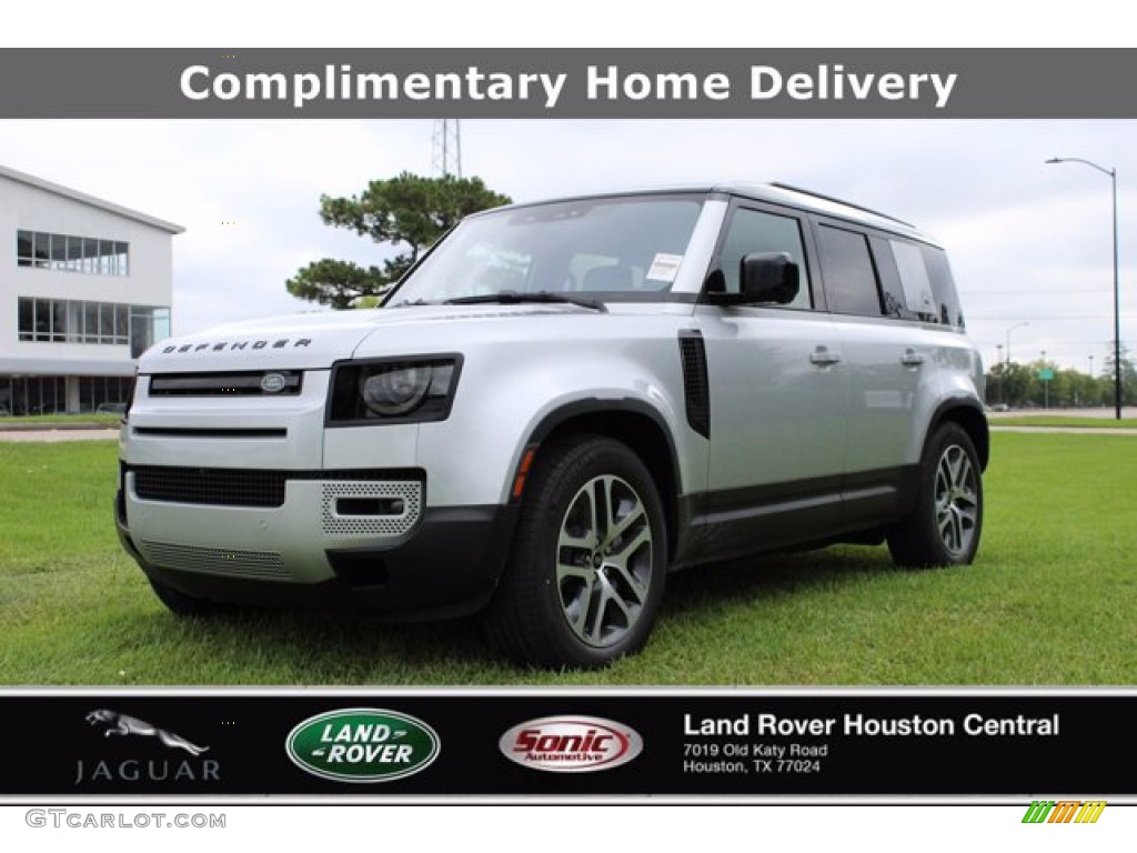 2020 Defender 110 SE - Indus Silver Metallic / Ebony photo #1
