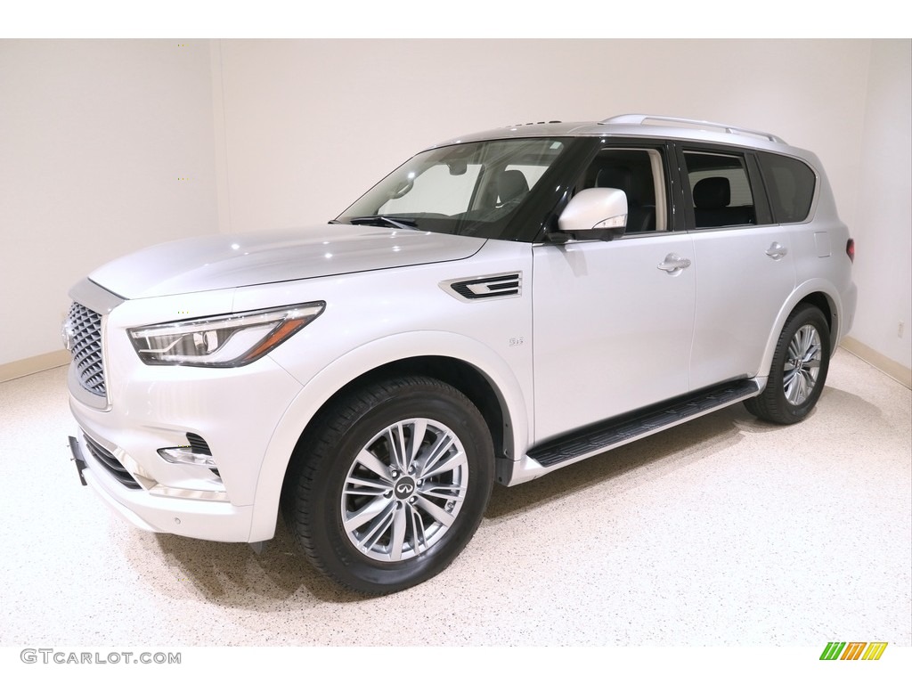 Liquid Platinum 2019 Infiniti QX80 Luxe 4WD Exterior Photo #139556117