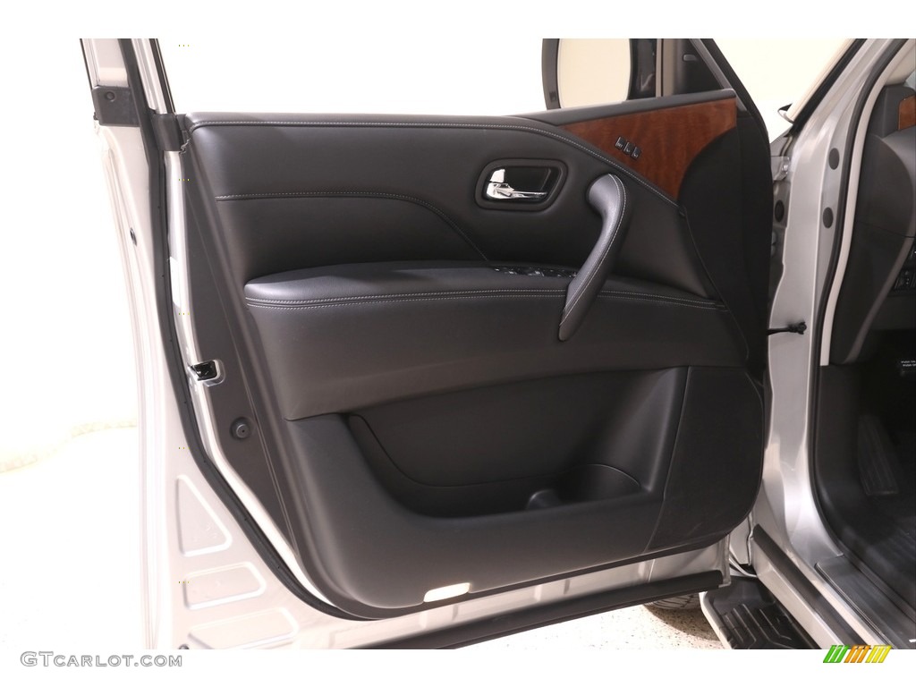 2019 Infiniti QX80 Luxe 4WD Graphite Door Panel Photo #139556132