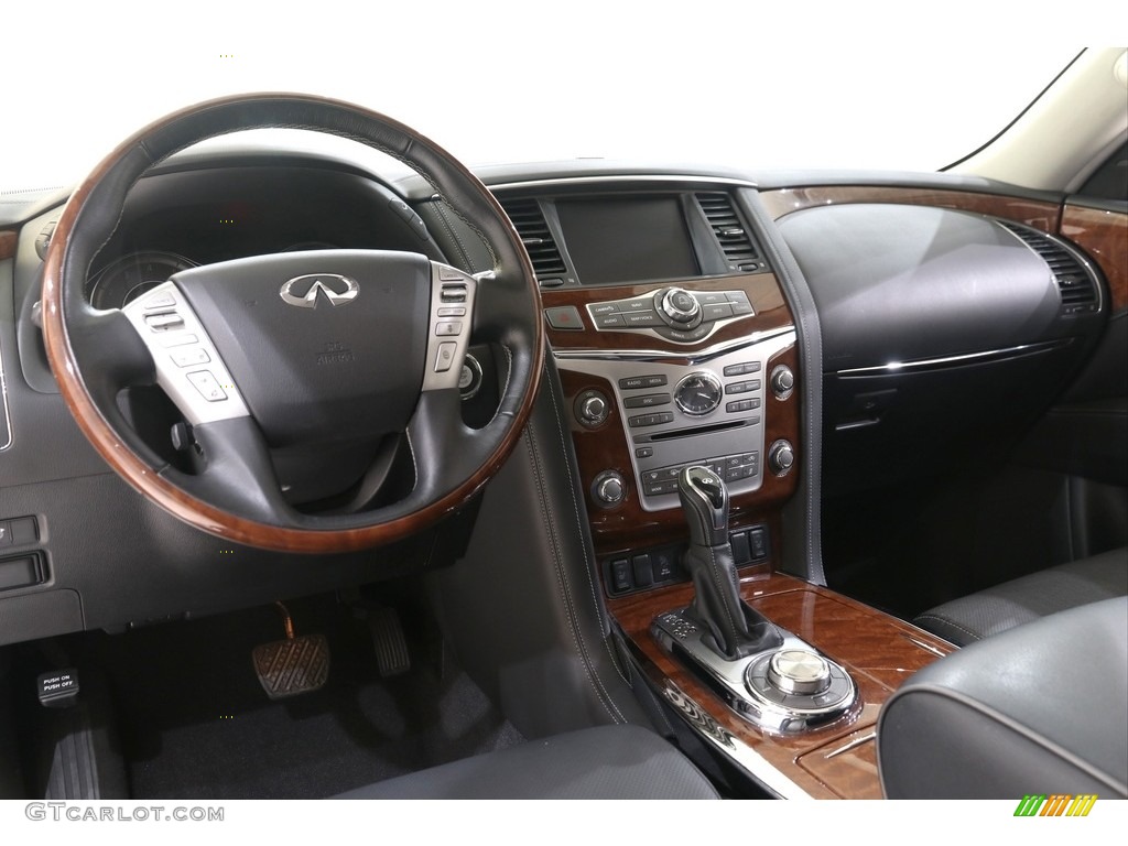 2019 Infiniti QX80 Luxe 4WD Graphite Dashboard Photo #139556213