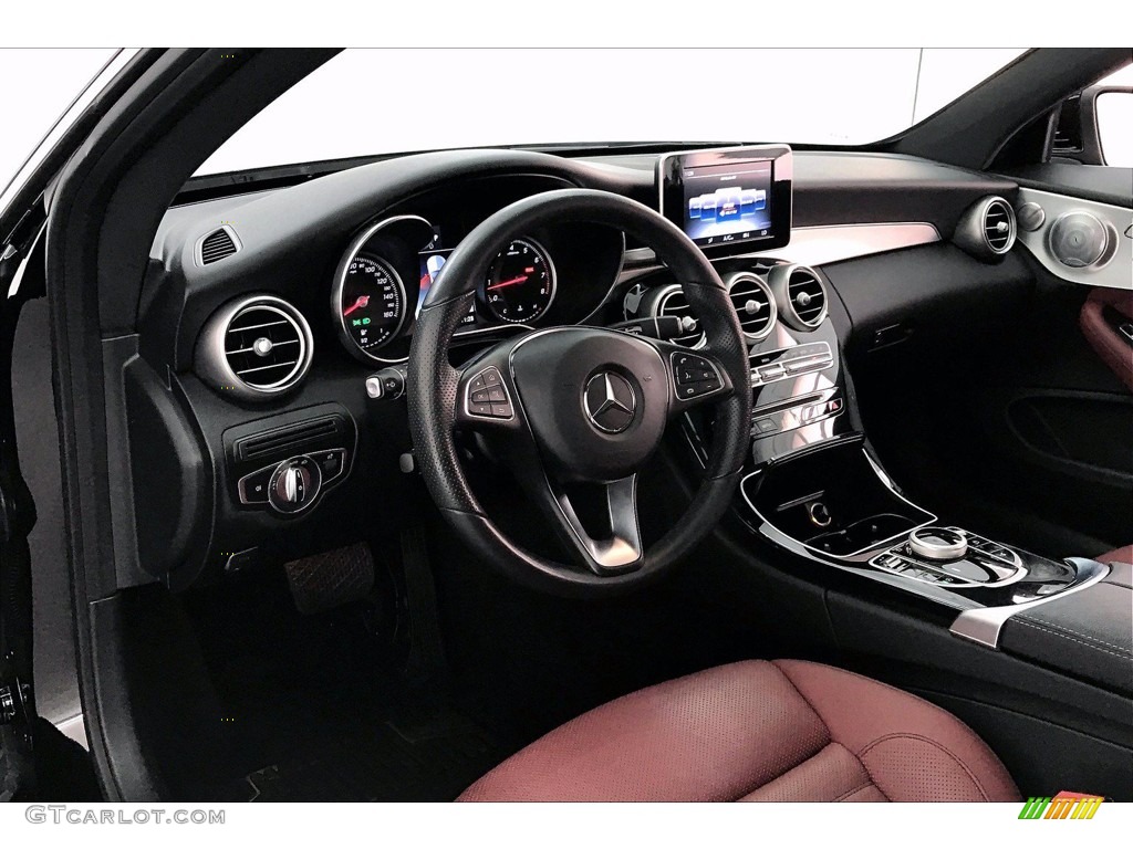 Cranberry Red/Black Interior 2018 Mercedes-Benz C 300 Coupe Photo #139556546