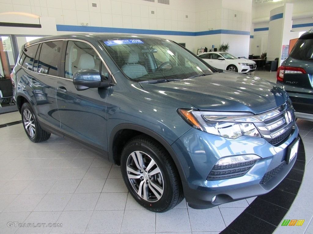 Steel Sapphire Metallic 2018 Honda Pilot EX AWD Exterior Photo #139557143