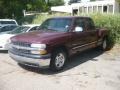 Dark Carmine Red Metallic 1999 Chevrolet Silverado 1500 Extended Cab