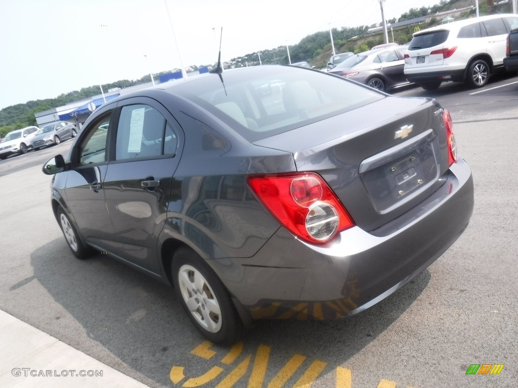 2013 Sonic LS Sedan - Cyber Gray Metallic / Jet Black/Dark Titanium photo #7
