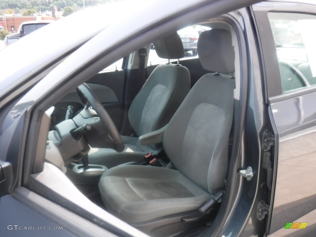 2013 Sonic LS Sedan - Cyber Gray Metallic / Jet Black/Dark Titanium photo #11