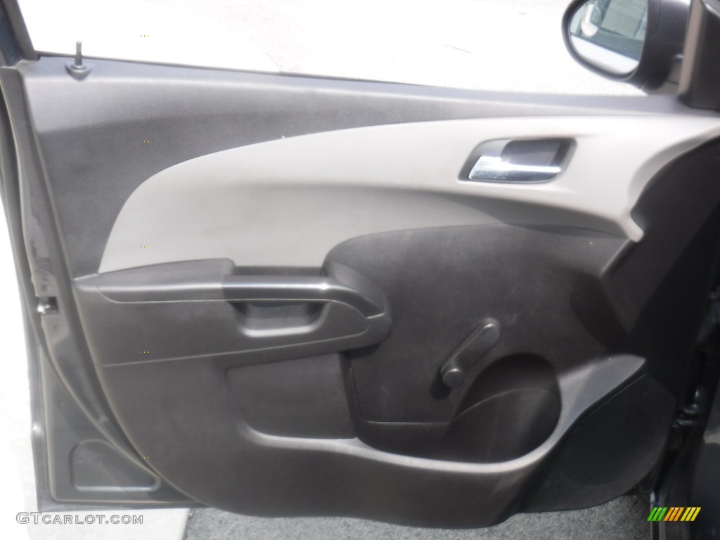 2013 Sonic LS Sedan - Cyber Gray Metallic / Jet Black/Dark Titanium photo #13