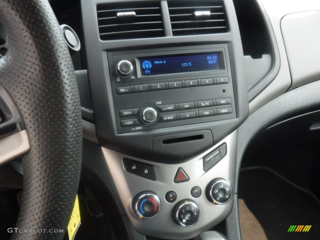 2013 Sonic LS Sedan - Cyber Gray Metallic / Jet Black/Dark Titanium photo #16