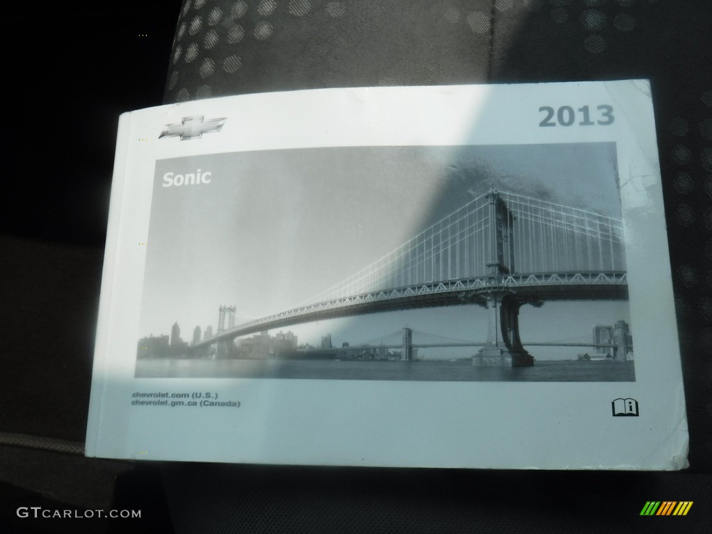 2013 Sonic LS Sedan - Cyber Gray Metallic / Jet Black/Dark Titanium photo #25