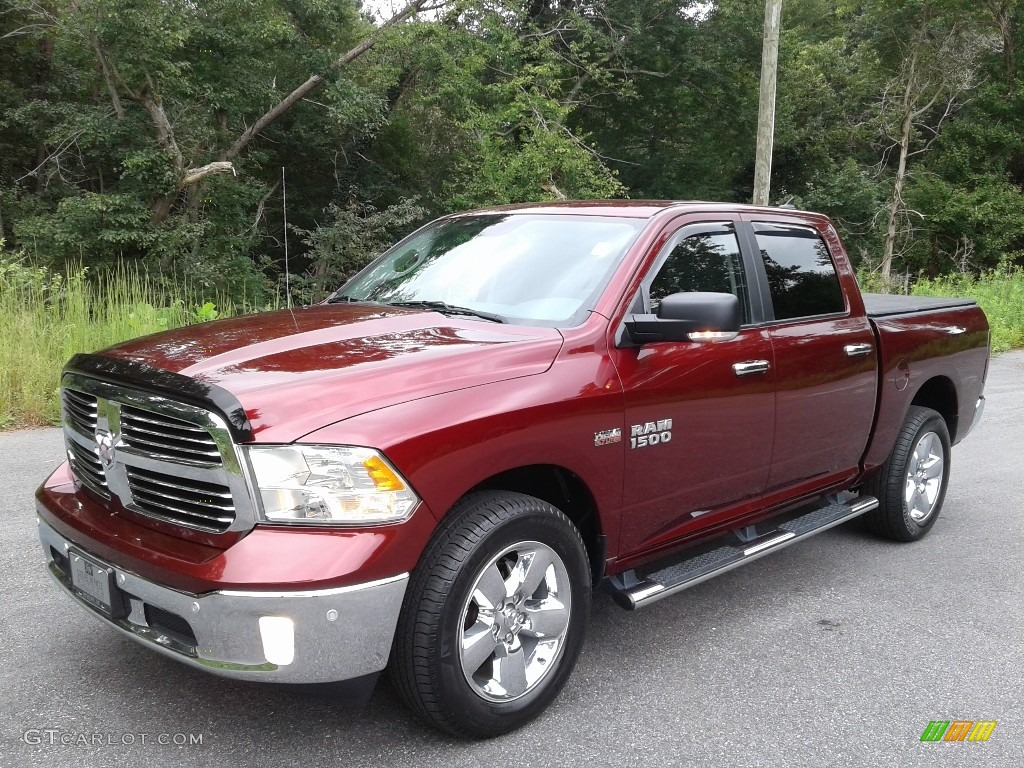 Delmonico Red Pearl 2017 Ram 1500 Big Horn Crew Cab 4x4 Exterior Photo #139558379