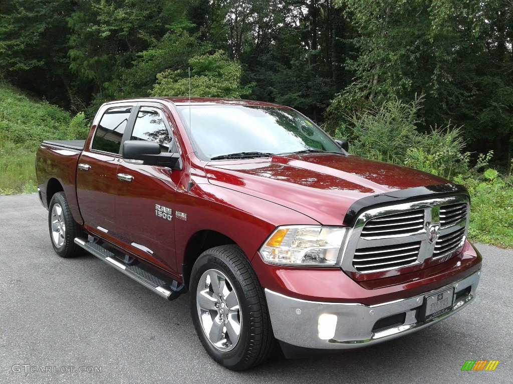 2017 1500 Big Horn Crew Cab 4x4 - Delmonico Red Pearl / Black/Diesel Gray photo #5