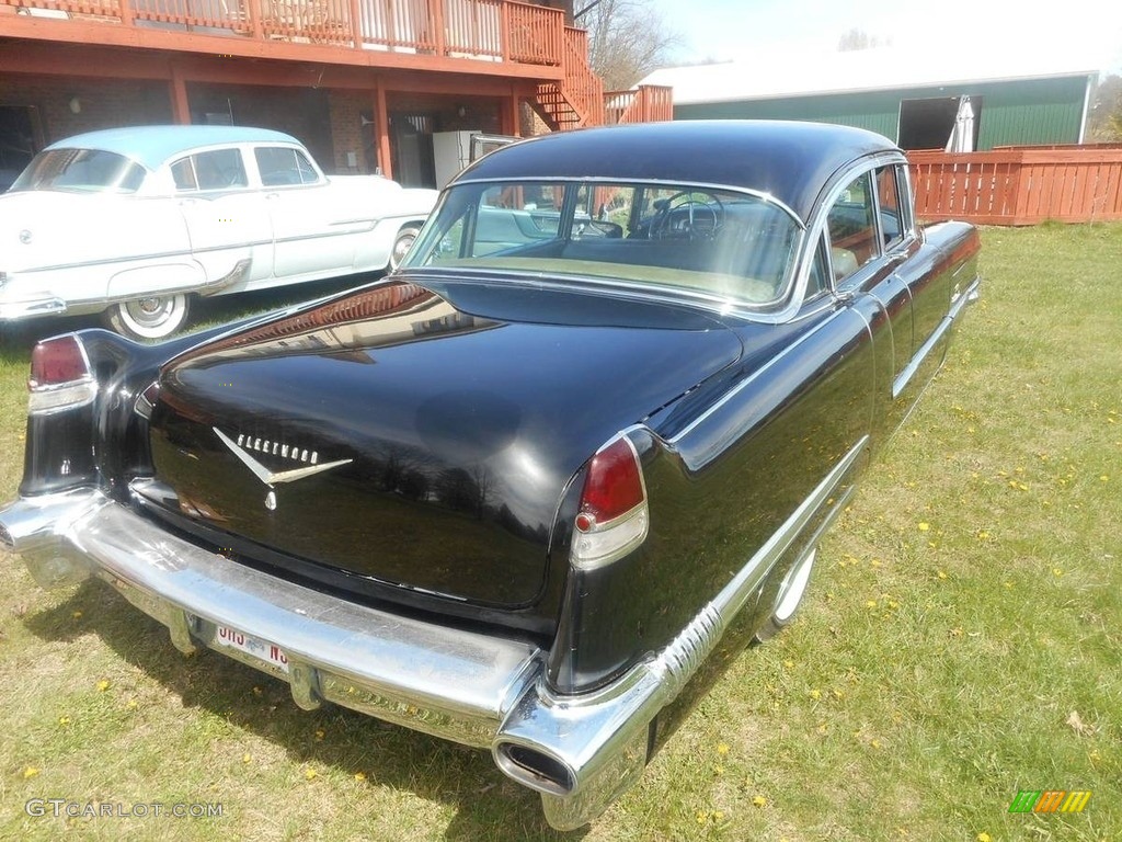 Black 1956 Cadillac Fleetwood Series 60 Special Sedan Exterior Photo #139558475