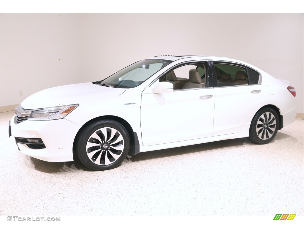 2017 Accord Hybrid Touring Sedan - White Orchid Pearl / Ivory photo #3