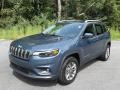 2020 Blue Shade Pearl Jeep Cherokee Latitude Plus 4x4  photo #2