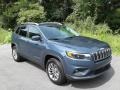 2020 Blue Shade Pearl Jeep Cherokee Latitude Plus 4x4  photo #4