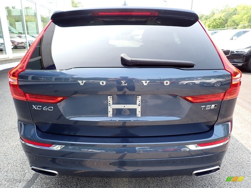 2018 XC60 T5 AWD Inscription - Denim Blue Metallic / Maroon Brown photo #4