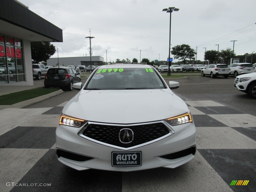2018 TLX V6 SH-AWD Technology Sedan - Bellanova White Pearl / Parchment photo #2