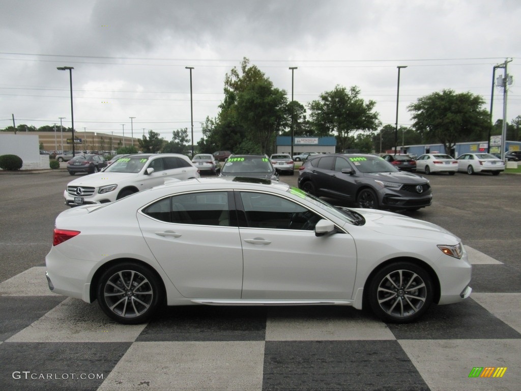 2018 TLX V6 SH-AWD Technology Sedan - Bellanova White Pearl / Parchment photo #3