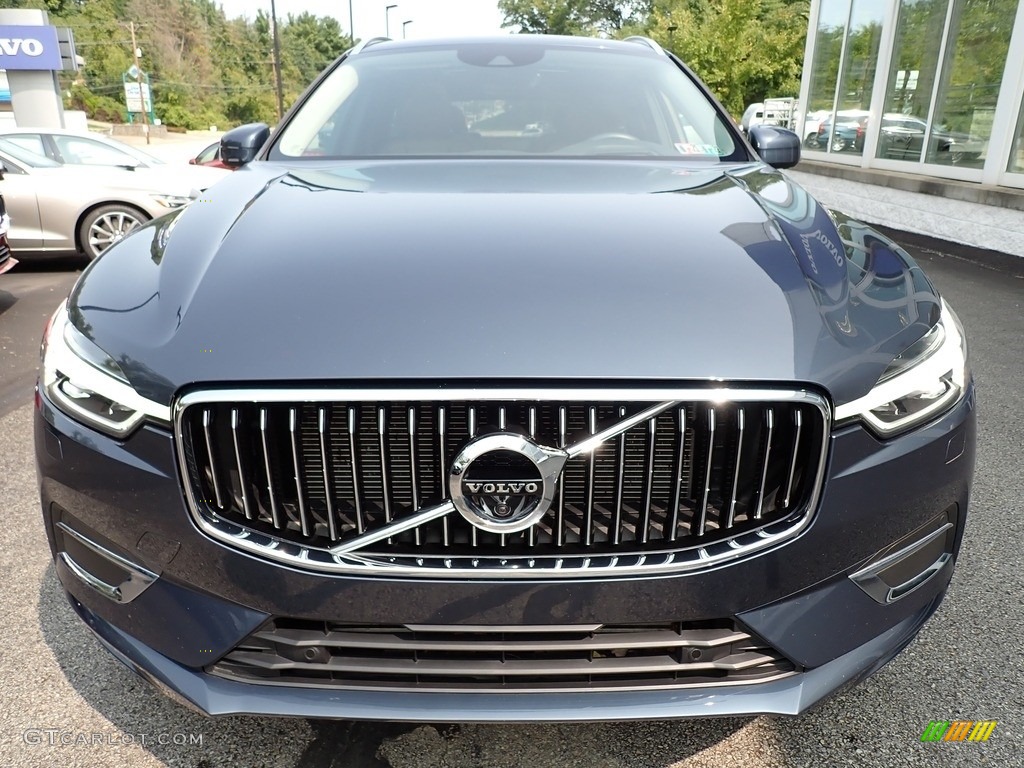 2018 XC60 T5 AWD Inscription - Denim Blue Metallic / Maroon Brown photo #9