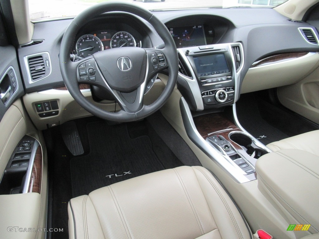 2018 TLX V6 SH-AWD Technology Sedan - Bellanova White Pearl / Parchment photo #14