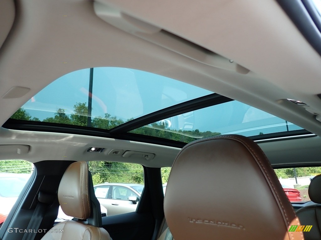 2018 XC60 T5 AWD Inscription - Denim Blue Metallic / Maroon Brown photo #18