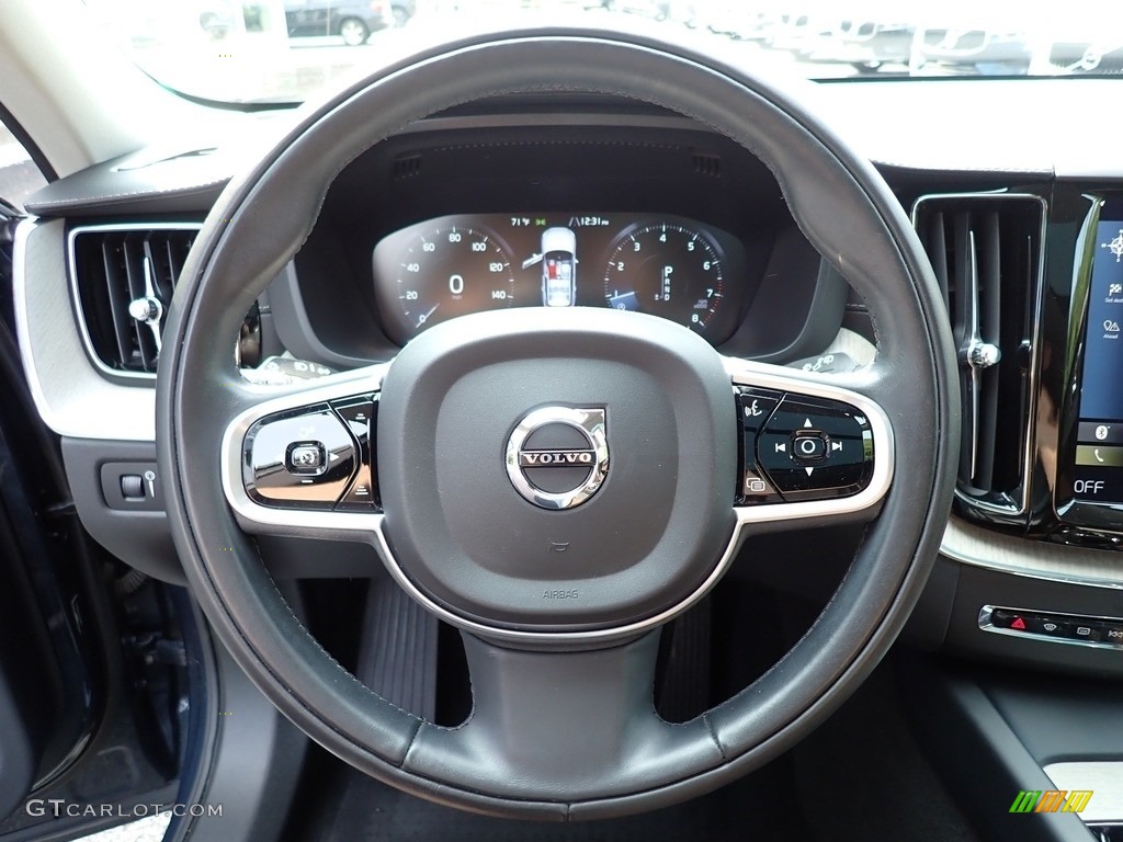 2018 XC60 T5 AWD Inscription - Denim Blue Metallic / Maroon Brown photo #19