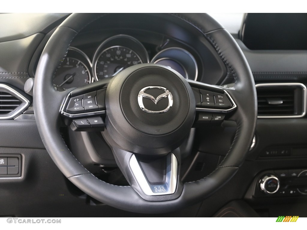 2017 Mazda CX-5 Grand Touring AWD Black Steering Wheel Photo #139561439