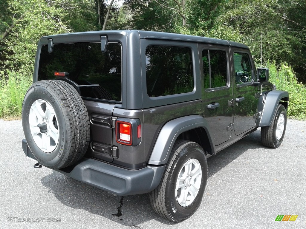 2021 Wrangler Unlimited Sport 4x4 - Granite Crystal Metallic / Black photo #6