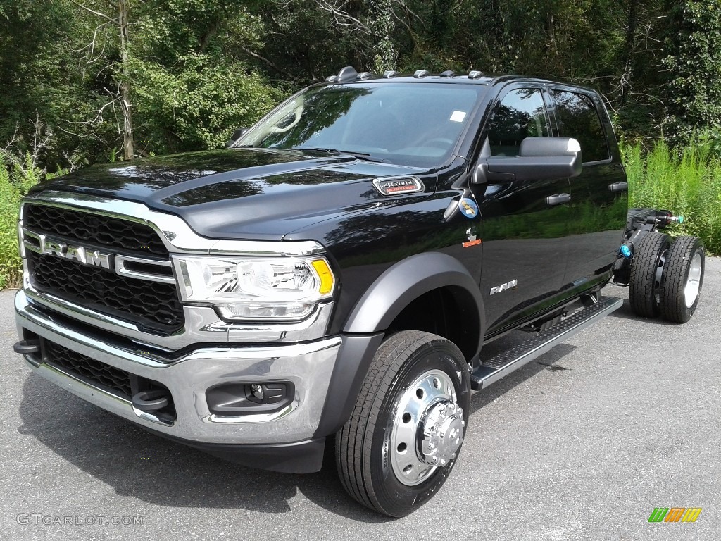Diamond Black Crystal Pearl 2020 Ram 4500 Tradesman Crew Cab 4x4 Chassis Exterior Photo #139562627
