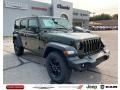 2021 Sarge Green Jeep Wrangler Unlimited Sport 4x4  photo #1