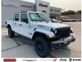 2021 Bright White Jeep Gladiator Willys 4x4  photo #1