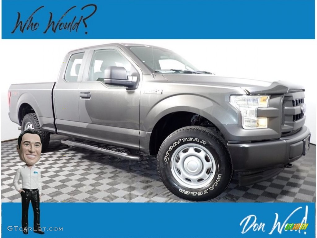 2017 F150 XL SuperCab 4x4 - Magnetic / Earth Gray photo #1