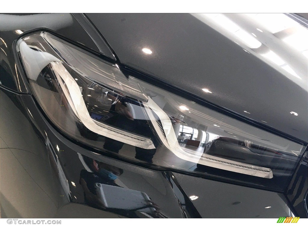 2021 5 Series M550i xDrive Sedan - Black Sapphire Metallic / Mocha photo #14