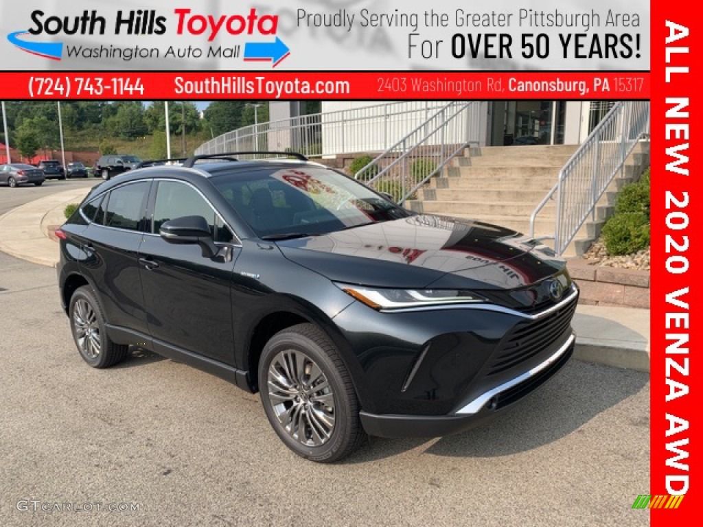 2021 Venza Hybrid Limited AWD - Celestial Black / Java/Black photo #1