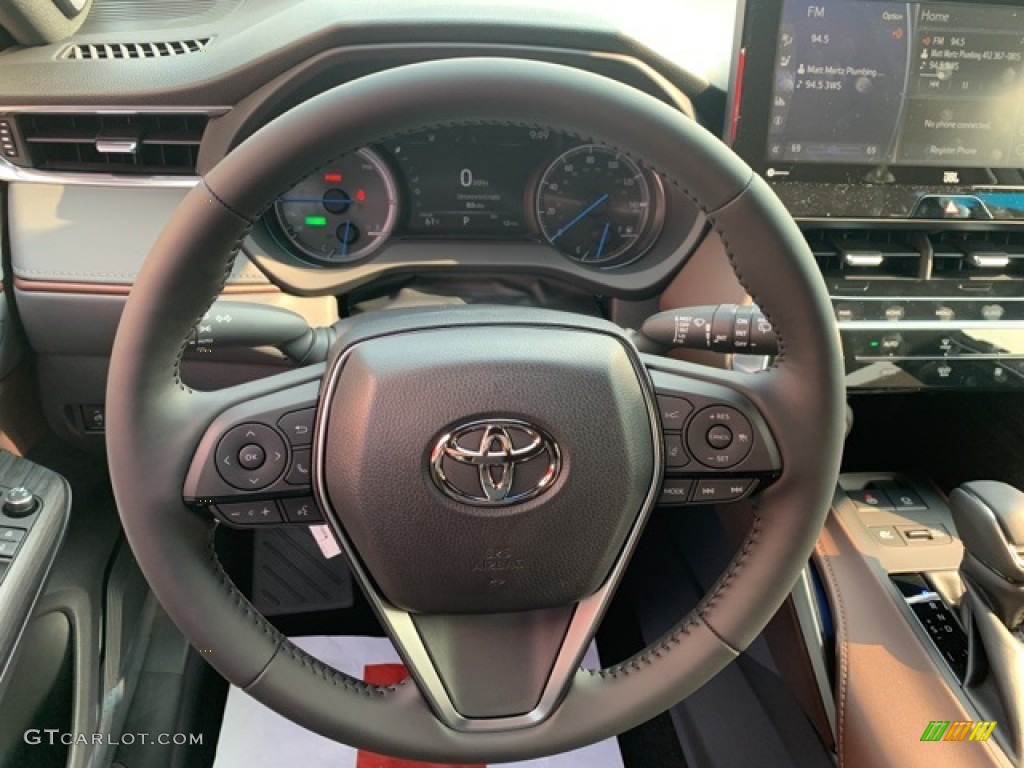 2021 Toyota Venza Hybrid Limited AWD Java/Black Steering Wheel Photo #139565918