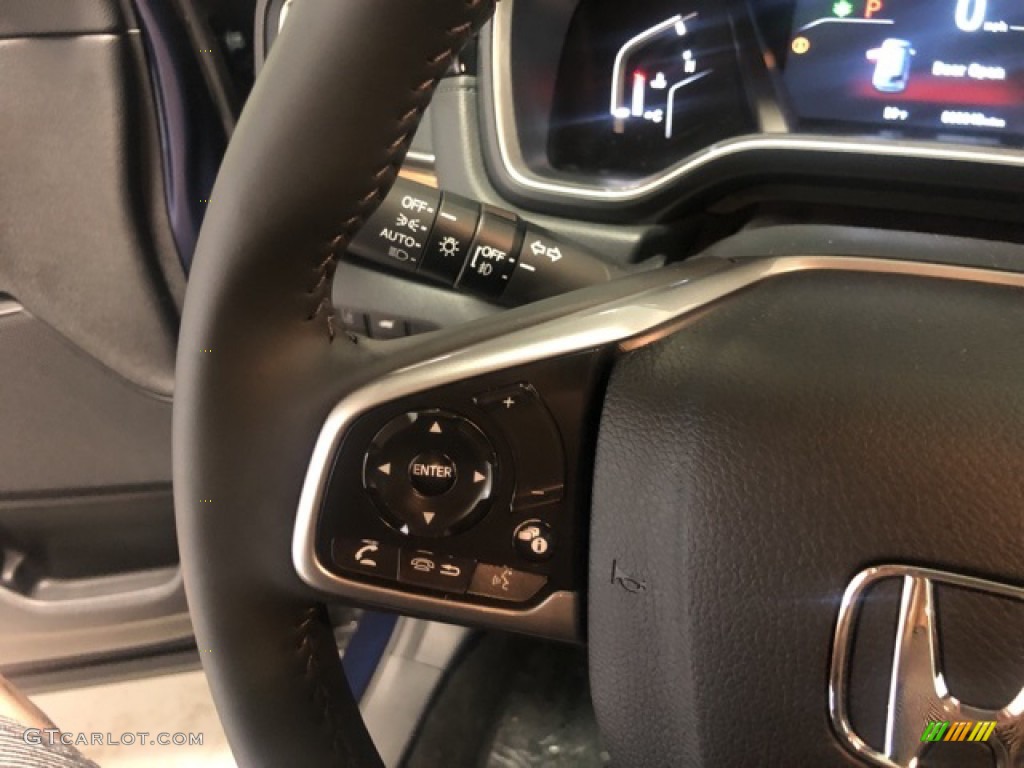 2020 CR-V Touring AWD - Obsidian Blue Pearl / Ivory photo #13