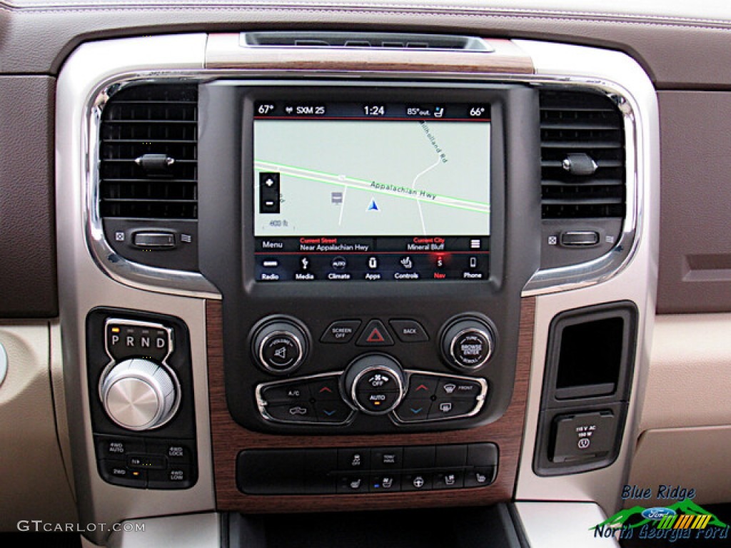 2018 1500 Laramie Crew Cab 4x4 - Delmonico Red Pearl / Canyon Brown/Light Frost Beige photo #18