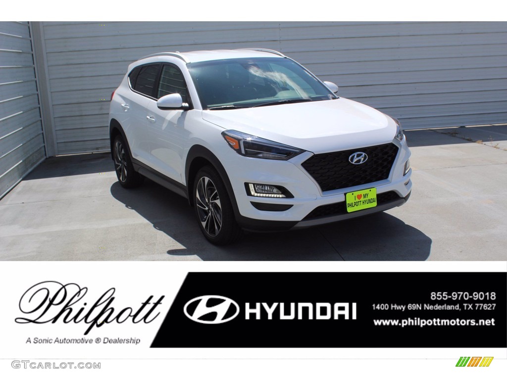 White Cream Hyundai Tucson