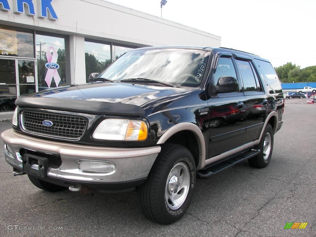 1997 Expedition Eddie Bauer 4x4 - Black / Medium Prairie Tan photo #1