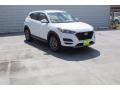 2021 White Cream Hyundai Tucson SEL  photo #2