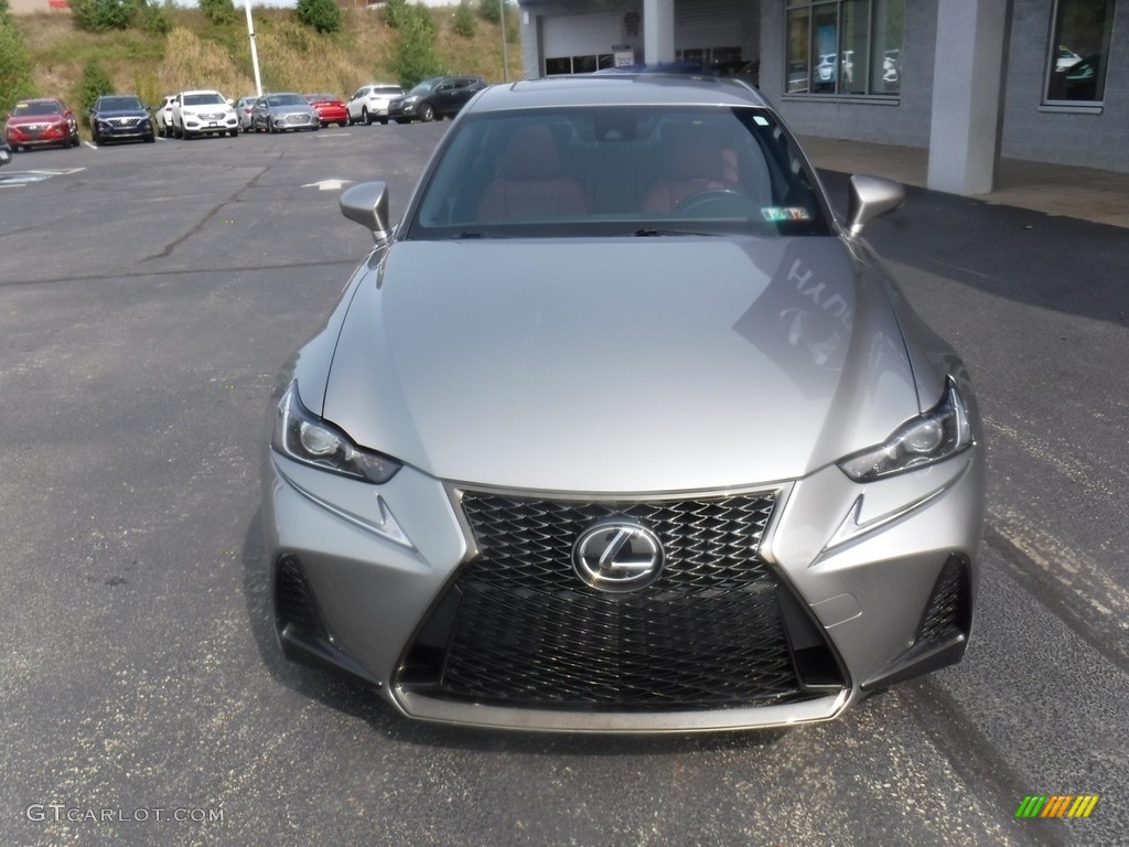 2017 IS 300 AWD - Silver Lining Metallic / Rioja Red photo #6