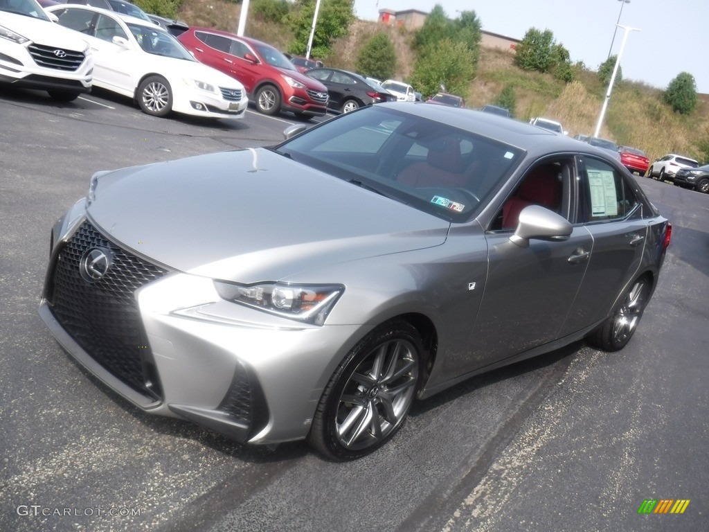 2017 IS 300 AWD - Silver Lining Metallic / Rioja Red photo #7